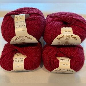 NEW Lot of 4 Skeins Yarn Tahki Yarns Lima Baby Alpaca NWT